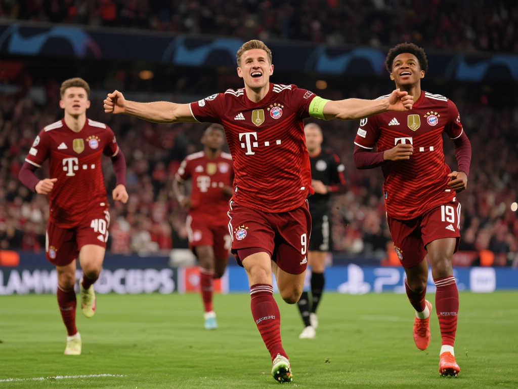 【欧冠】凯恩梅开二度穆西亚拉建功，拜仁3-0完胜勒沃库森